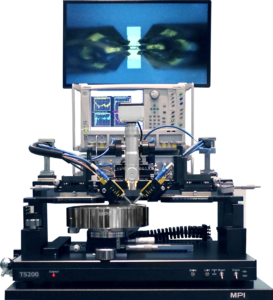 MPI TS200 with T220A probes on DUT